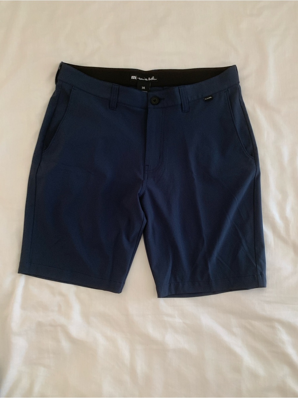 EUC TravisMathew Starnes Performance Golf Shorts Blue Men's 34